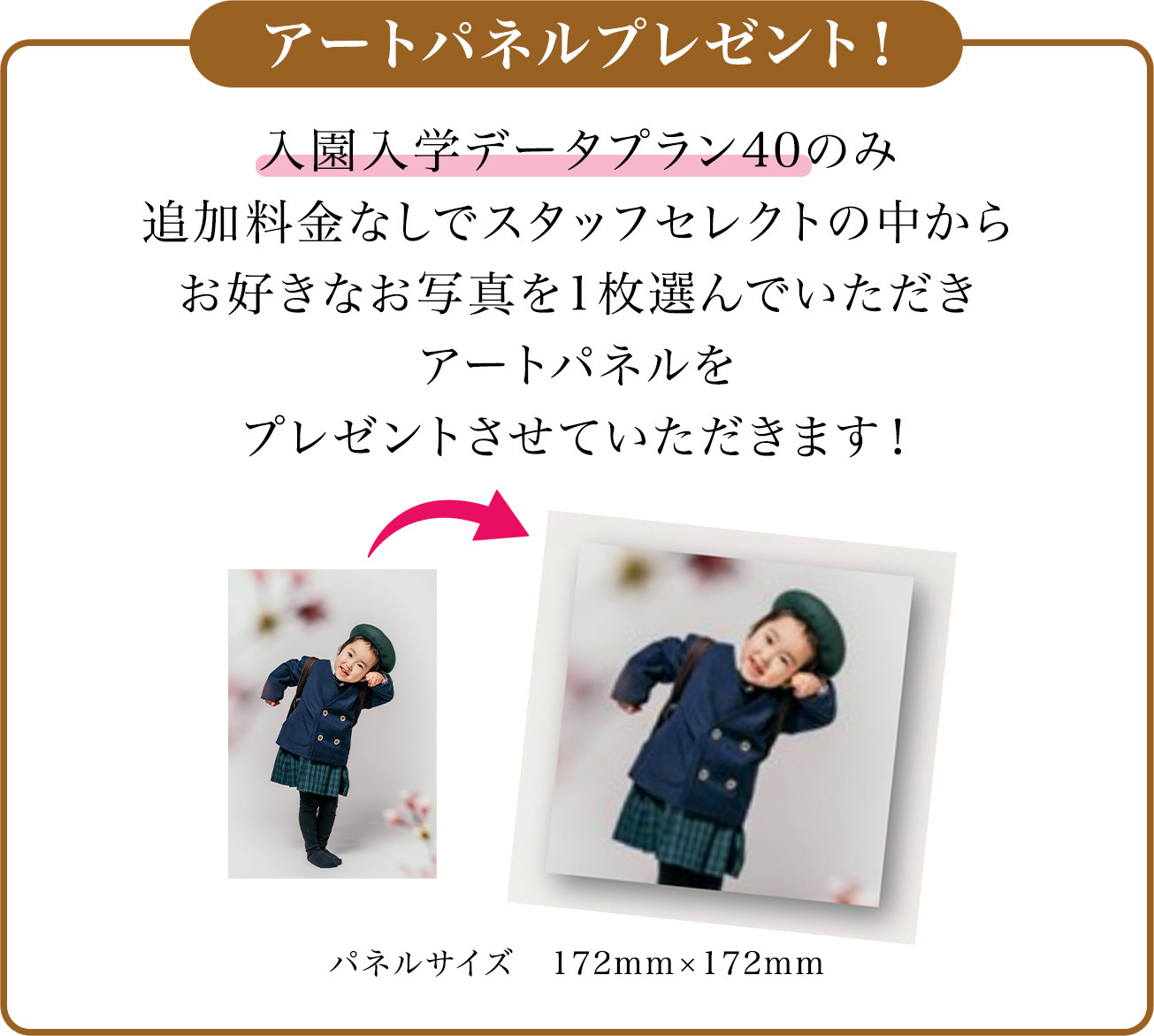 アートパネルプレゼント!